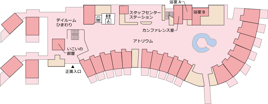 個室内キッチン