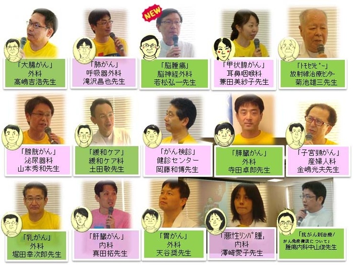 がんミニレクチャー講師