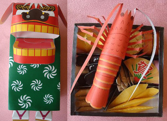 お正月の飾りはスタッフ手作りです