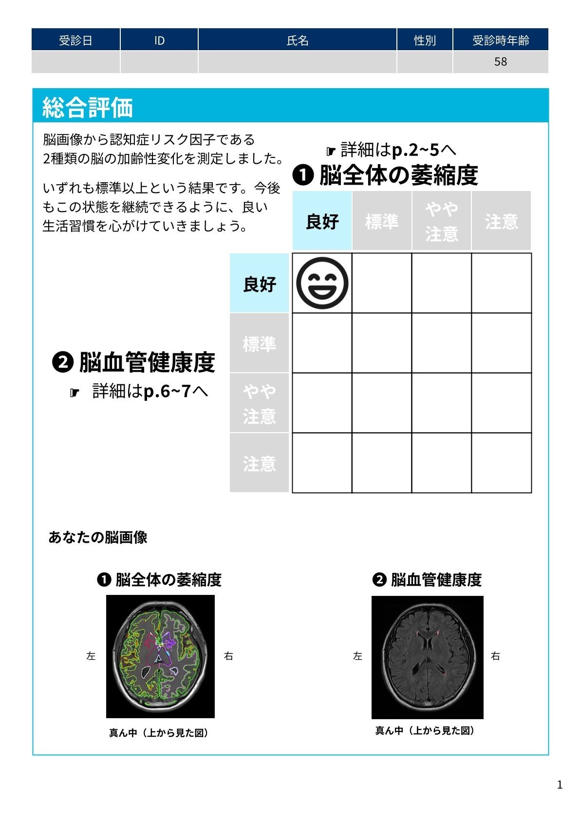総合評価レポート